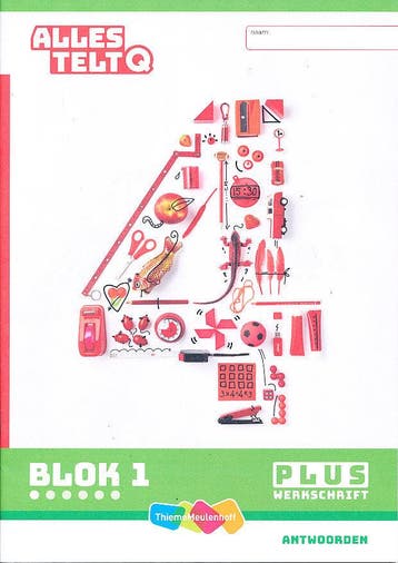 Alles Telt Q Antwoorden Werkschrift Plus blok 1 groep 4, Verzenden