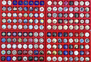 Collection de capsules de champagne - Gros Lot de Capsules