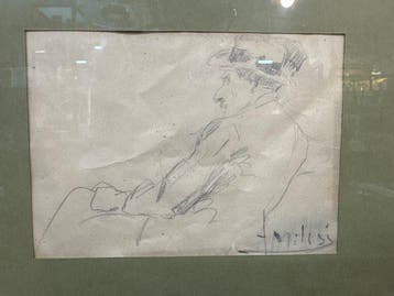 Alessandro Milesi (1856-1945) - Ritratto, Antiquités & Art