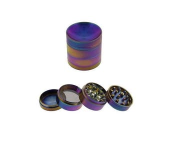 Aluminium Rainbow Kruidengrinder Ø40 mm, Verzamelen, Rookartikelen, Aanstekers en Luciferdoosjes, Verzenden, Nieuw
