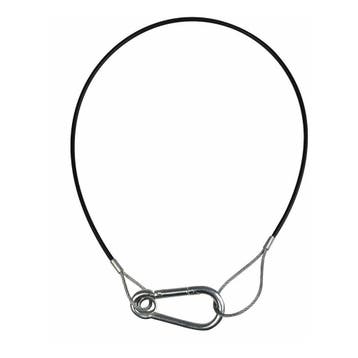 100× FORTEX Safety veiligheidskabel 50 cm - Ø2-3 mm, Verzenden, Nieuw