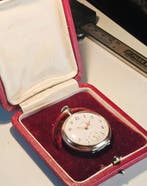 Omega - Antik 800 Silver Pocket Watch Original Box - 4342433
