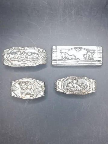 Porte-serviettes (4) - Argent 833