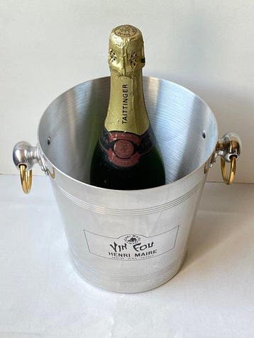 Champagne koeler - Henri Maire - Aluminium, Antiek en Kunst