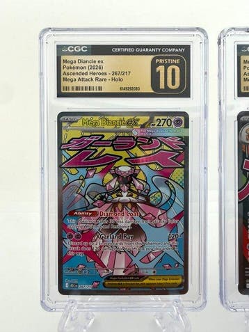 Pokémon - 2 Graded card - Mega Diancie ex & Mega Scrafty ex, Nieuw