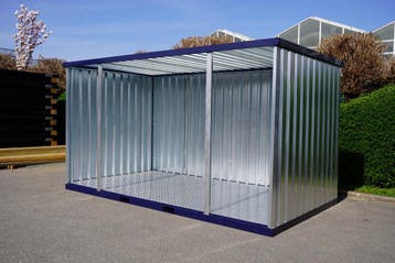 Fietsenberging van Zelfbouwocontainer | makkelijk in gebruik, Tuin en Terras, Nieuw