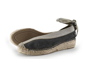 Shabbies Amsterdam Espadrilles in maat 38 Grijs, Espadrilles, Shabbies Amsterdam, Verzenden, Zo goed als nieuw