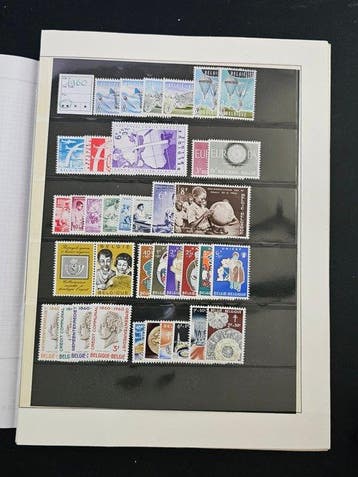 Belgique 1960/1969 - Important lot de timbres-poste des, Gestempeld