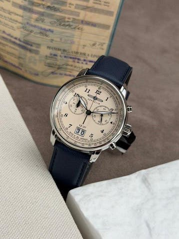 Zeppelin - Chronograph Date Graf Zeppelin - 8684-1 - Homme -, Nieuw