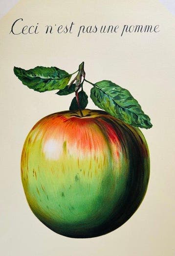 René Magritte (1898-1967) - Ceci nest pas une pomme -