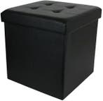 2dekans | SoBuy Poef met Opbergruimte - 48 x 48 x 48 cm -, Huis en Inrichting, Ophalen of Verzenden, Nieuw