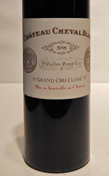 2018 Château Cheval Blanc - Saint-Émilion Grand Cru 1er, Verzamelen, Nieuw