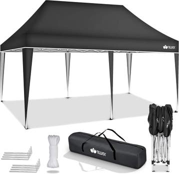 Tillvex® Partytent - 3x6m - Paviljoen - Easy Up - Antraciet, Verzenden