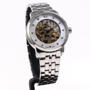 Catena - Skeleton Automatic Diamond Swiss Watch - CAD025-BM