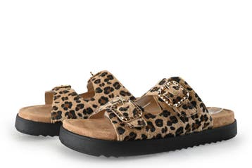 Graceland Slippers in maat 42 Beige, Kleding | Dames, Schoenen, Slippers, Verzenden, Beige, Zo goed als nieuw