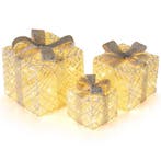 2dekans | Coast 3-delige LED cadeauboxen set – warmwit – wit, Ophalen of Verzenden, Nieuw