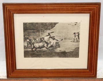 Francisco de Goya (1746-1828) after - Caballero derribado