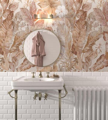 Wandtegel Terre Agostino Sub Blanco Wit Metro Mat 7,5x15, Nieuw, Minder dan 20 cm, 10 m² of meer, Wandtegels