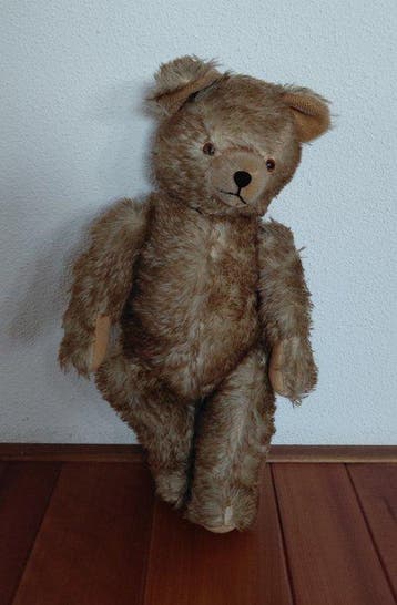 Figure - 3 Vintage beren - jaren 40/50 - bromstem/pieper -