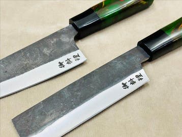 Keukenmes - Bunka & Nakiri - Professionele Japanse D2-staal