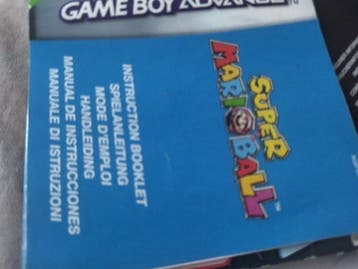 Nintendo - Super Mario Ball - Game Boy Advance - Videogame -