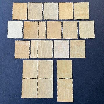 Frankrijk - Lot Sages en nieuw* met gum (waaronder blok,, Gestempeld