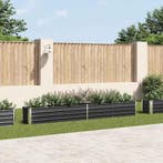 vidaXL Plantenbak verhoogd 320x40x45 cm gegalvaniseerd staal, Verzenden