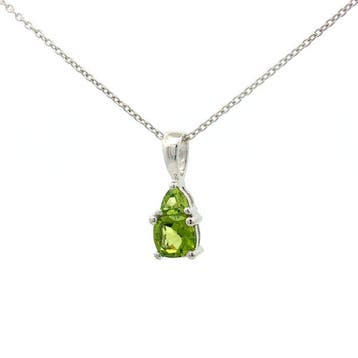 Zonder minimumprijs - 2-delige sieradenset Zilver - 3.44ct.