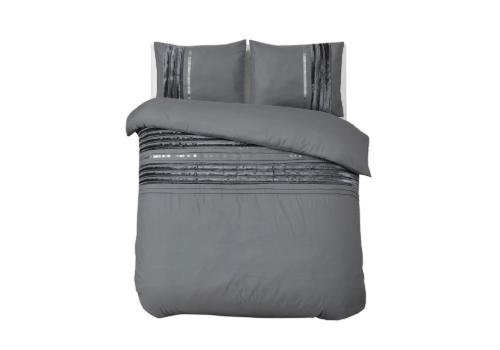 Sleeptime Fancy Seoul Antraciet - 200 x 200/220, Maison & Meubles, Chambre à coucher | Linge de lit