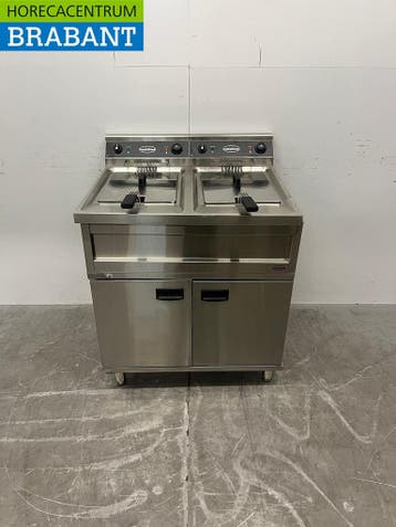 RVS Combisteel Dubbele Friteuse 2 x 12 liter 2 x 400V Horeca, Ophalen of Verzenden, Nieuw in verpakking