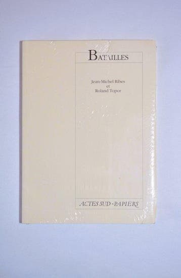 Roland Topor / Jean-Michel Ribes - Batailles - 1991, Antiek en Kunst