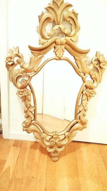Artisan de époque - Wandspiegel - Verguld hout - Spiegel van