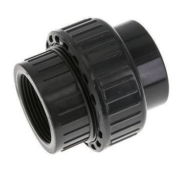 Raccord union en PVC femelle femelle 50mm x femelle Rp, Verzenden