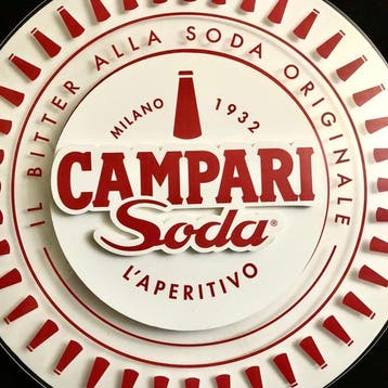 CAMPARI - CAMPARI SODA - CAMPARI - Reclamebord - Een