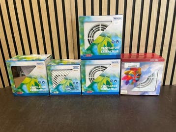 Veiling - 5x NEDCO Badkamer/Toilet ventilatoren – 100/120, Collections