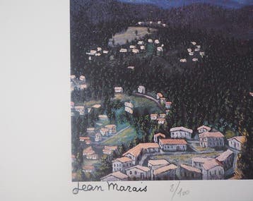 Jean Marais (1913-1998) - Paysage ensoleillé