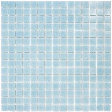 Wand & Vloer Mozaïek Tegels Factory Glas Lichtblauw - Mat.., Nieuw, Ophalen of Verzenden, 20 tot 40 cm, 10 m² of meer