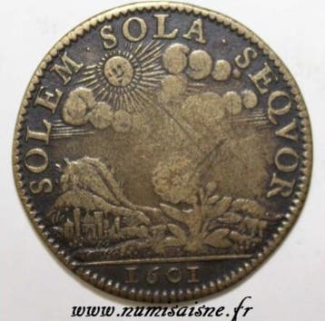 France Frankreich Medaille Maria Von Medici 1601, Verzenden