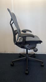 Refurbished Herman Miller Mirra Blauw - 5 Jaar Garantie, Zo goed als nieuw, Bureaustoel, Ergonomisch, Verzenden
