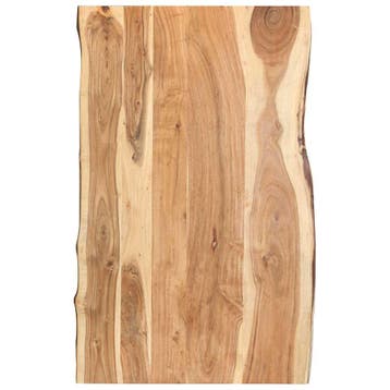 vidaXL Tafelblad 100x(50-60)x3,8 cm massief acaciahout, Verzenden