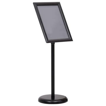vidaXL Posterstandaard A3 aluminiumlegering zwart, Verzenden, Nieuw in verpakking