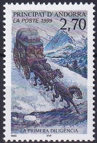 Frans Andorra - 1999 - Post - Postfris, Timbres & Monnaies, Timbres | Europe | Autre, Verzenden