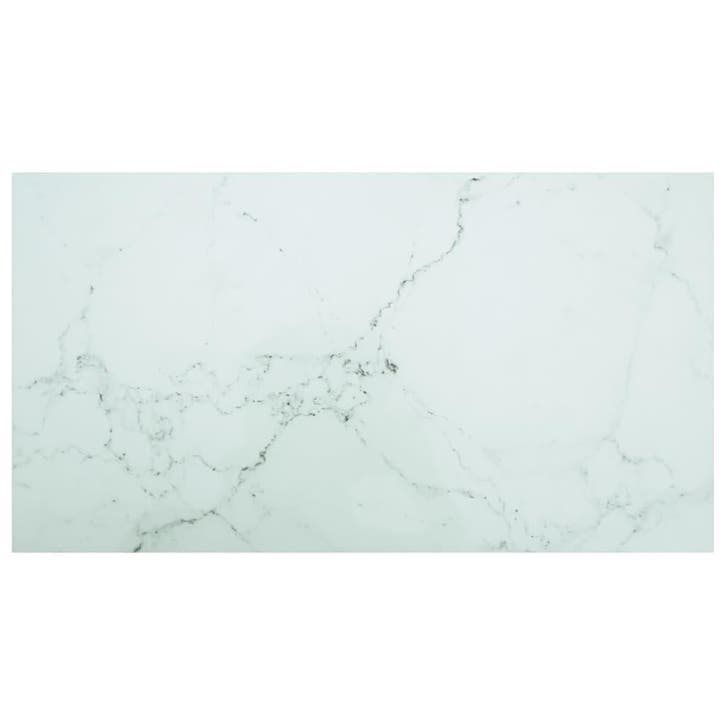 vidaXL Tafelblad 120x65 cm 8 mm gehard glas met marmeren, Huis en Inrichting, Tafelonderdelen, Nieuw, Verzenden