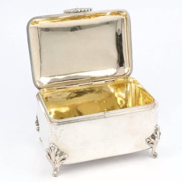 Theedoos / Tabaksdoos (Krakau Polen) - Doos - .800 zilver