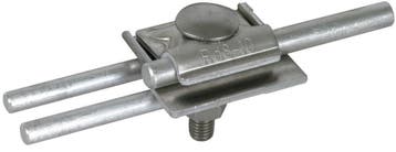 Dehn FS Clamp Air-Term Rod Clamp 10mm Al 2-fold Connection -, Verzenden