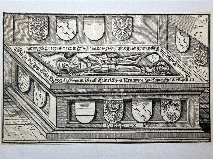 Anonymus South Germany - Rare Renaissance Woodcut /, Antiquités & Art, Antiquités | Livres & Manuscrits