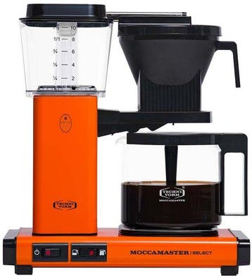 Moccamaster KBG Select - Filterkoffiezetapparaat - Orange..., Electroménager, Cafetières, Verzenden