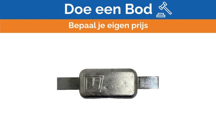Bieden: Vetus Weld-On Aluminium Hull Anode Kit 0.36 KG - WO, Sports nautiques & Bateaux, Accessoires navigation, Enlèvement ou Envoi