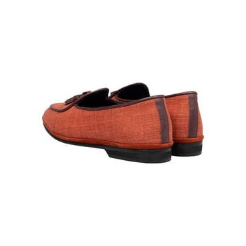 RUBINACCI NAPOLI - 11 UK - 45 IT - Marphy Loafers Orange, Nieuw