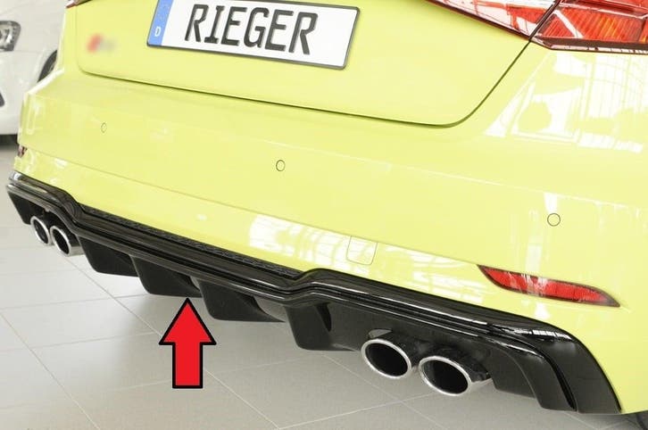 S3 Look Diffuser voor Audi A3 8V S line & S3, Auto diversen, Tuning en Styling, Ophalen of Verzenden